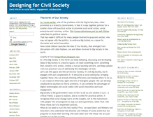 Tablet Screenshot of designingforcivilsociety.org